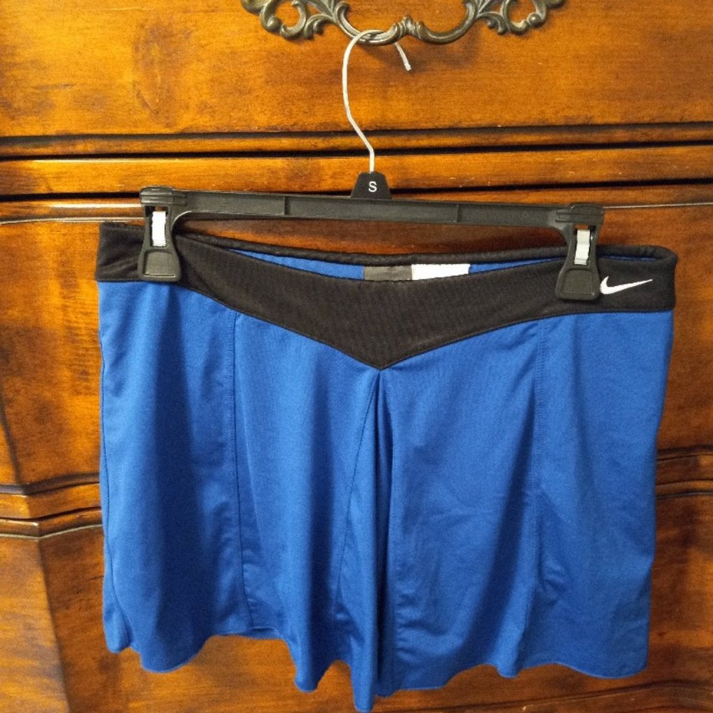 Blue Nike Pleated Tennis Skirt